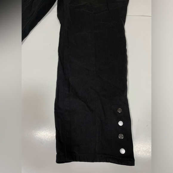 Martha Stewart Black Skinny Ankle Button Pants Size 16P - Picture 3 of 6